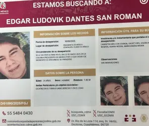 "Salió a vender y no volvió": desaparece Edgar Ludovik en Iztapalapa