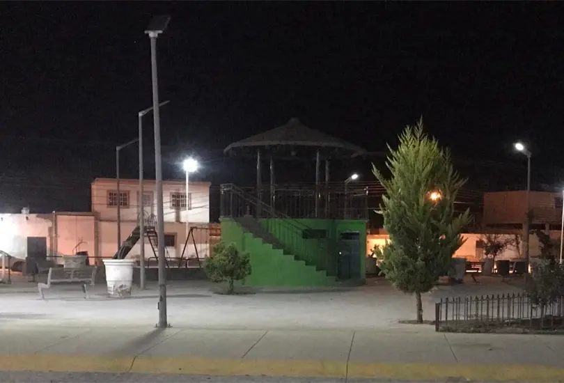 Los hechos ocurrieron en la plaza principal del pueblo.