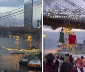 Hay que estar muy enfermo: Exhiben en video a personas burlándose de accidente del buque escuela Cuauhtémoc