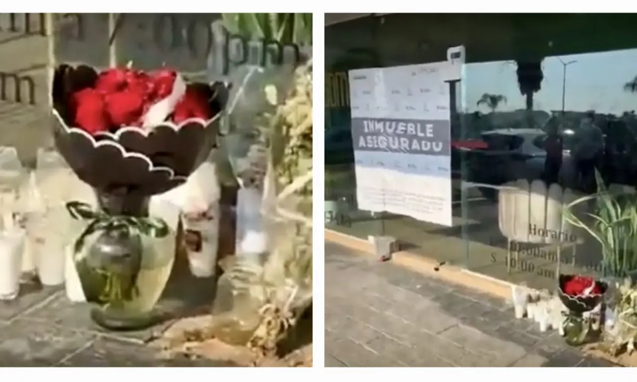  Aparece misterioso arreglo floral con mensaje de “perdón” en el salón de Valeria Márquez 