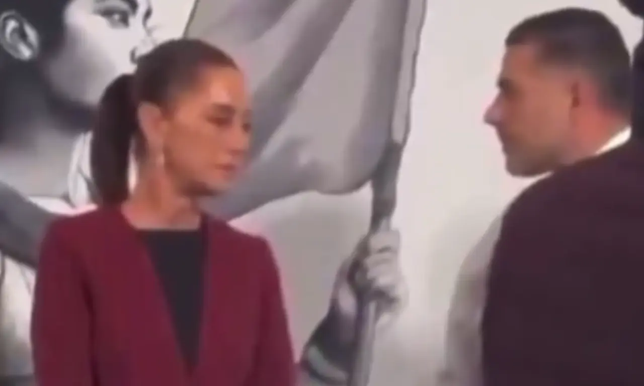  Así le informó la tragedia Harfuch a la Presidenta. 