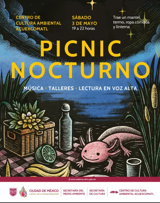 El acceso al picnic será gratuito. SEDEMA.