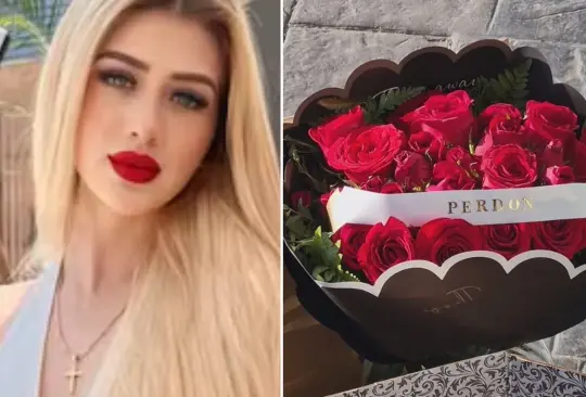 Repartidor habla sobre rosas con perdón que dejó a Valeria Márquez Repartidor habla sobre rosas con perdón que dejó a Valeria Márquez