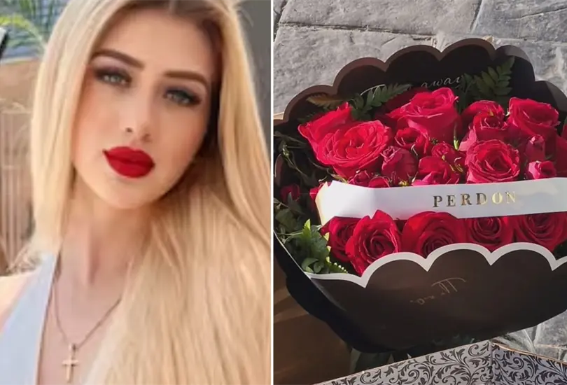 Repartidor habla sobre rosas con perd&oacute;n que dej&oacute; a Valeria M&aacute;rquez