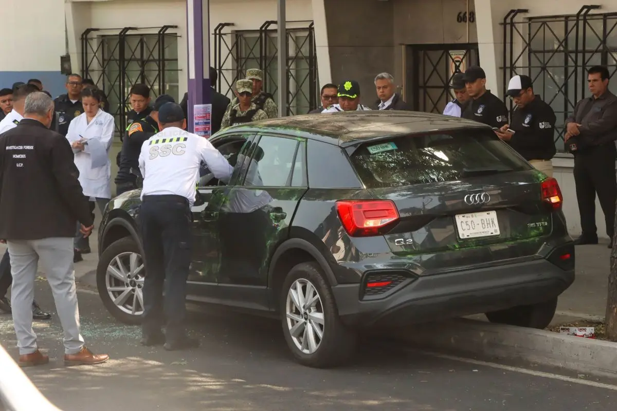 Camioneta utilizada en el doble asesinato Cuartoscuro