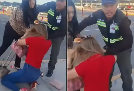 Mujer golpea a la amante de su esposo en Baja California Mujer golpea a la amante de su esposo en Baja California