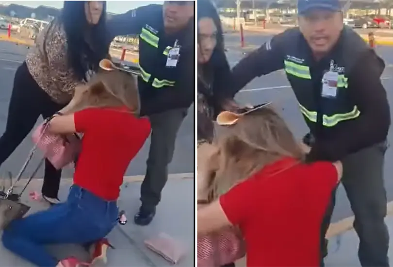 Mujer golpea a la amante de su esposo en Baja California