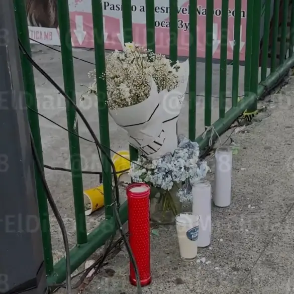 Con flores y velas despiden a Ximena y Pepe, colaboradores de Clara Brugada