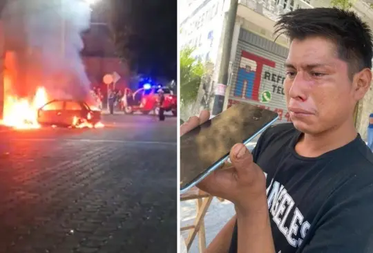 Vecinos de Tehuacán incencian casa y auto de agresores de Ismael Vecinos de Tehuacán incencian casa y auto de agresores de Ismael