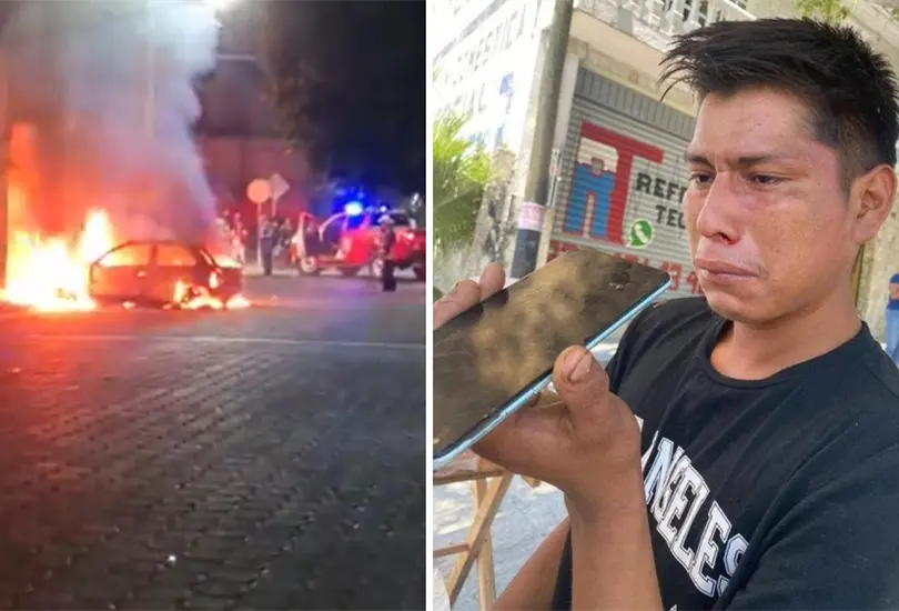 Vecinos de Tehuac&aacute;n incencian casa y auto de agresores de Ismael