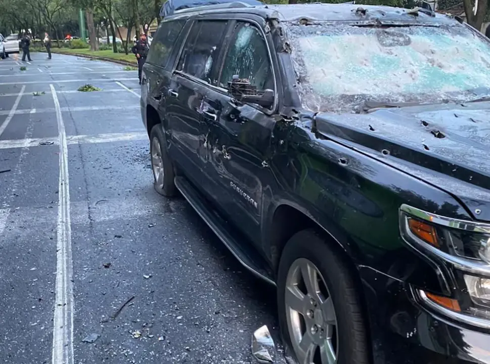 Omar García Harfuch se dirigía a una reunión de seguridad cuando su convoy fue emboscado. Cuartoscuro.