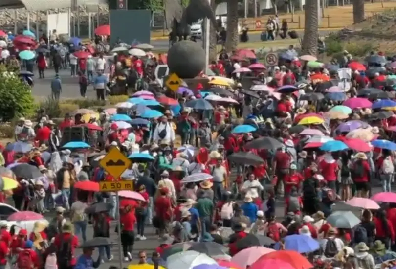 Sigue en vivo todas las actualizaciones sobre la manifestaci&oacute;n en el aeropuerto capitalino.