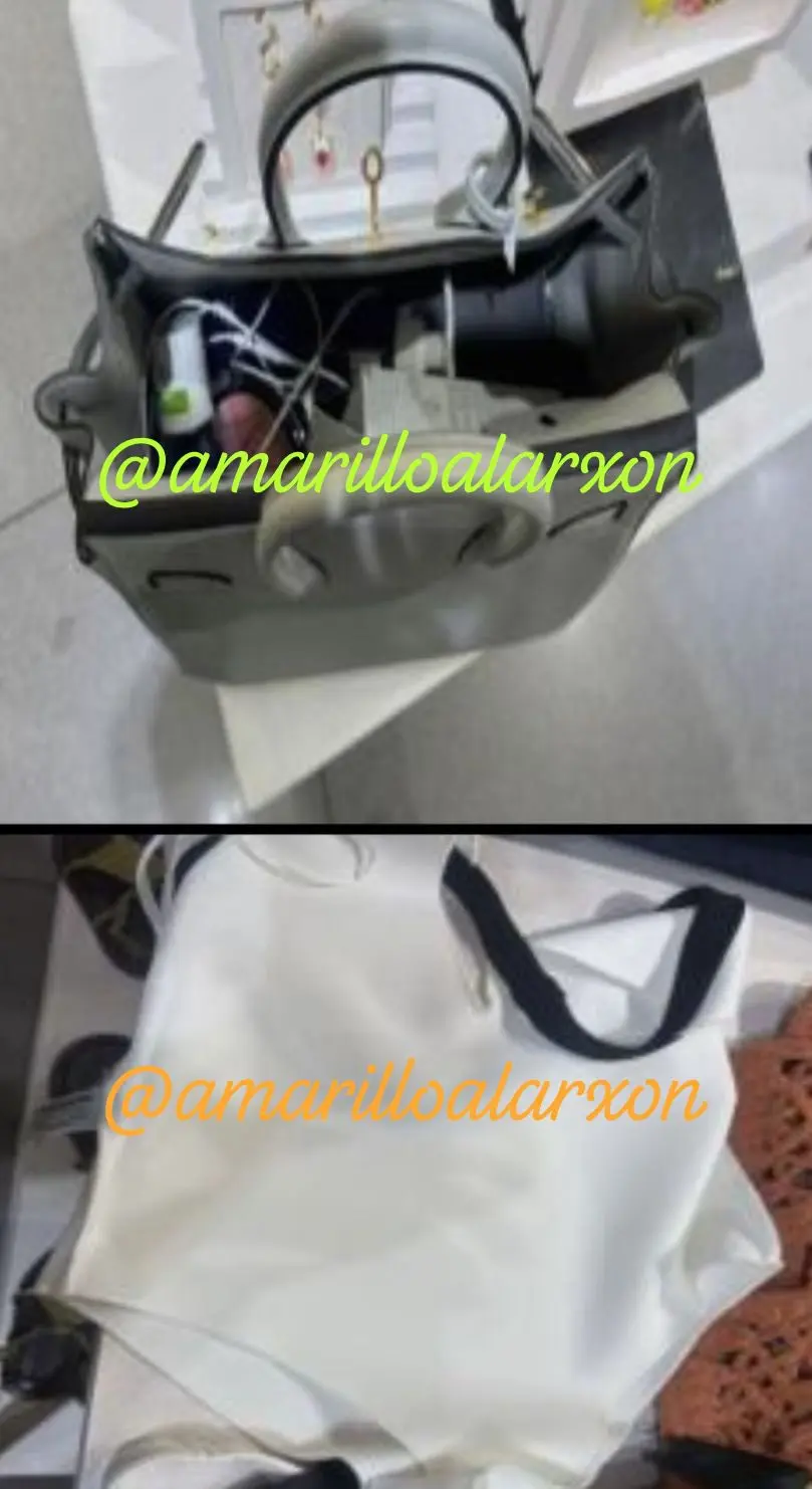 Circulan fotografías de las prendas que supuestamente intentó robar @amarilloalarcon