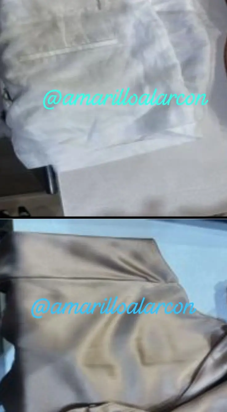 Circulan fotografías de las prendas que supuestamente intentó robar @amarilloalarcon