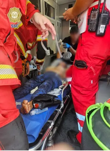 La conductora fue trasladada al hospital por traumatismo craneoencefálico severo. SSC.