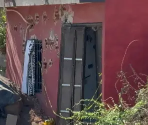 Así quedó la casa donde se escondía "El Perris" tras el operativo donde fue abatido