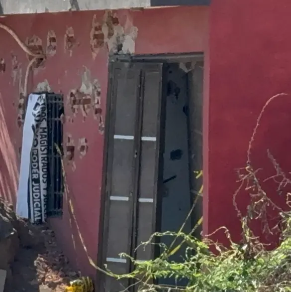 Así quedó la casa donde se escondía "El Perris" tras el operativo donde fue abatido