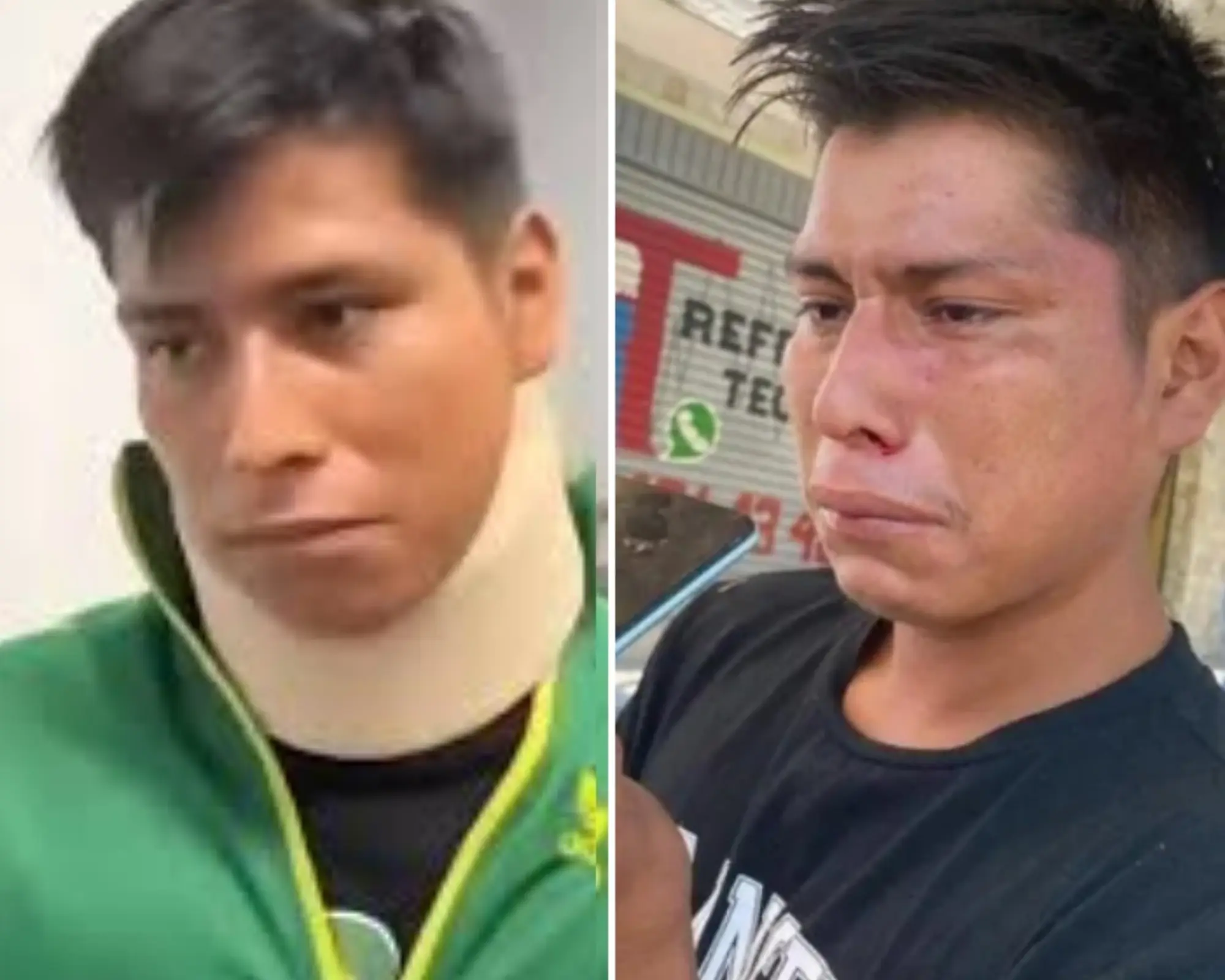 Misael fue agredido por vender fruta Especial