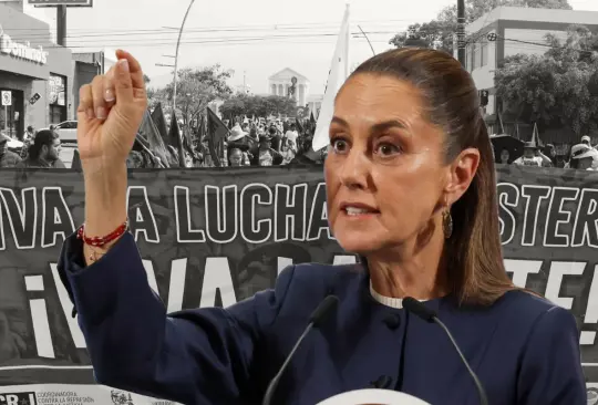 Sheinbaum los batea y CNTE se va contra elección judicial