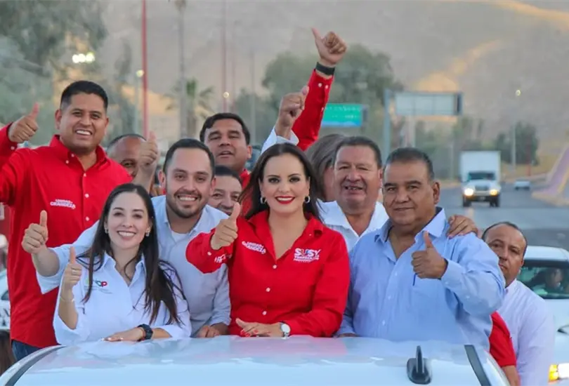 La candidata del PAN y PRI lidera las encuestas.