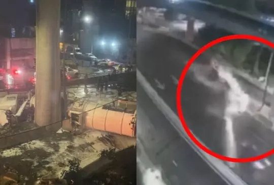 Así ocurrió el accidente en Periférico. Así ocurrió el accidente en Periférico.