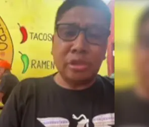 Diputado de Movimiento Ciudadano legisla desde una taquería en Veracruz