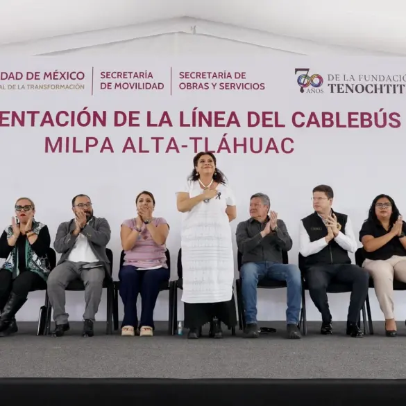 Brugada lanza Línea 6 del Cablebús para conectar Tláhuac, Xochimilco y Milpa Alta