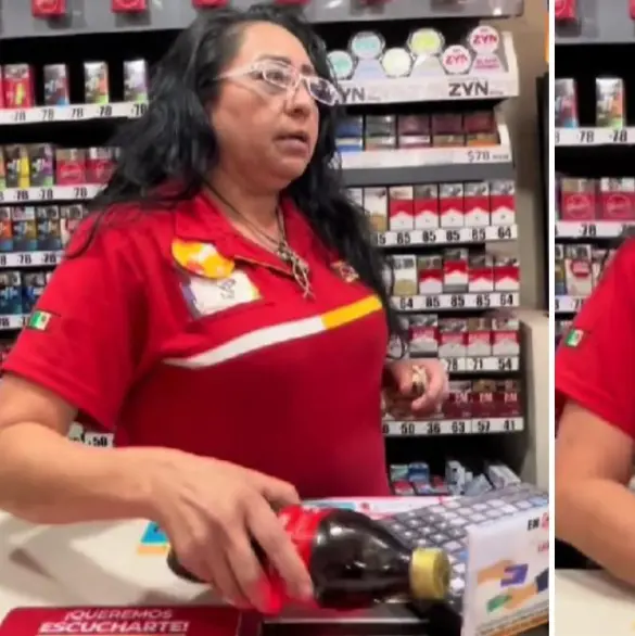 No tienes cerebro: Cajera de Oxxo insulta a cliente por abrir refresco antes de pagarlo