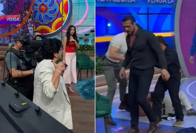 El Patr&oacute;n ataca a King Vikingo en Venga la Alegr&iacute;a