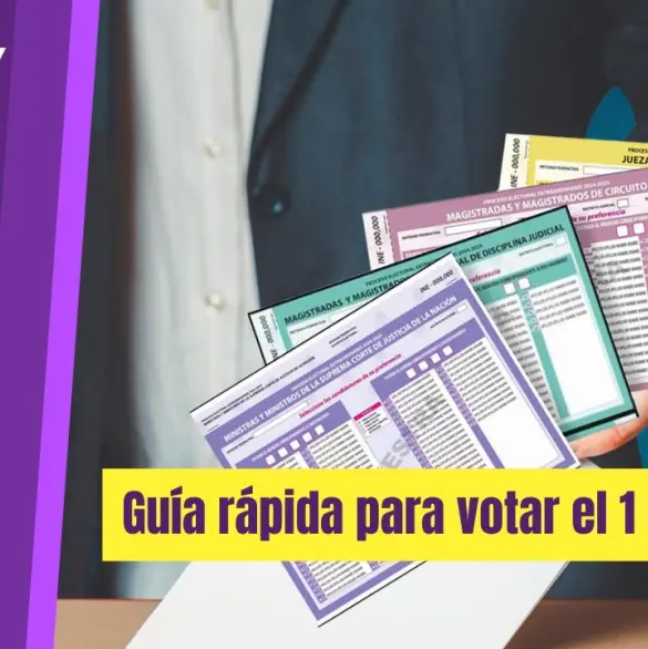 Guía completa para votar el 1 de junio en la elección del Poder Judicial