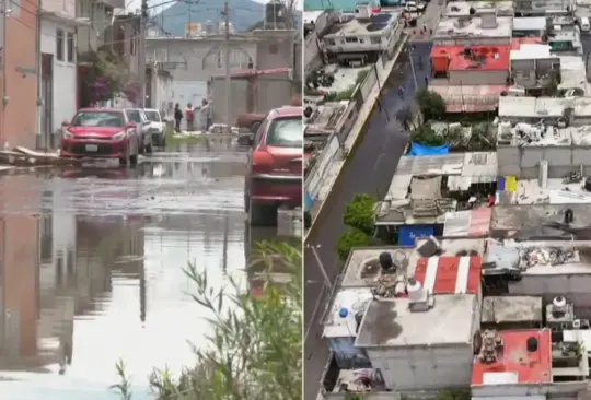 El nivel de agua superó el metro de altura. 