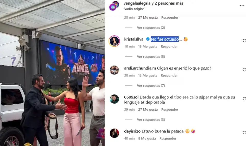 Krystal Silva reacciona a pelea en VLA Especial