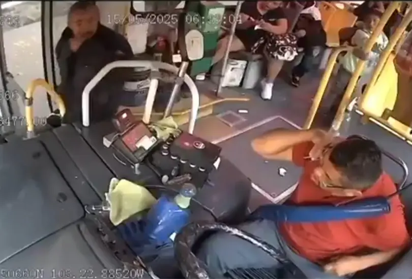 Testigo revela que agresor de chofer se enfureci&oacute; por llegar tarde al trabajo