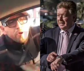 Golpean a Kiko Vega, exgobernador de Baja California, durante pleito vial