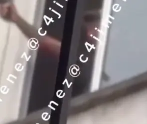 "¿Quieres ver cómo te hago gritar?": policía amenaza con arma desde su ventana a vecinos de la Guerrero