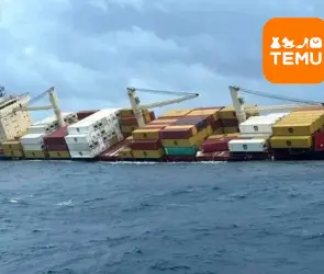 ¿Compraste en Temu? La verdad sobre el barco que transportaba productos que se hundió en el mar