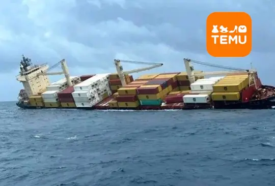 La verdad sobre el naufragio del barco que vincularon con Temu. La verdad sobre el naufragio del barco que vincularon con Temu.