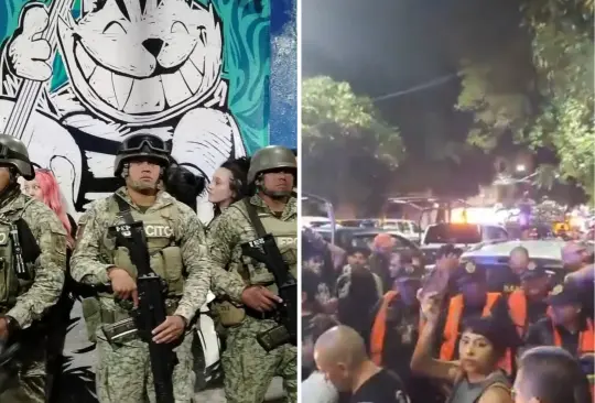 Así fue el desalojo del Foro Alicia en la CDMX. Así fue el desalojo del Foro Alicia en la CDMX.