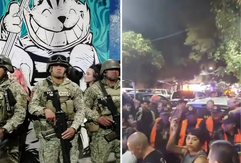 As&iacute; fue el desalojo del Foro Alicia en la CDMX.