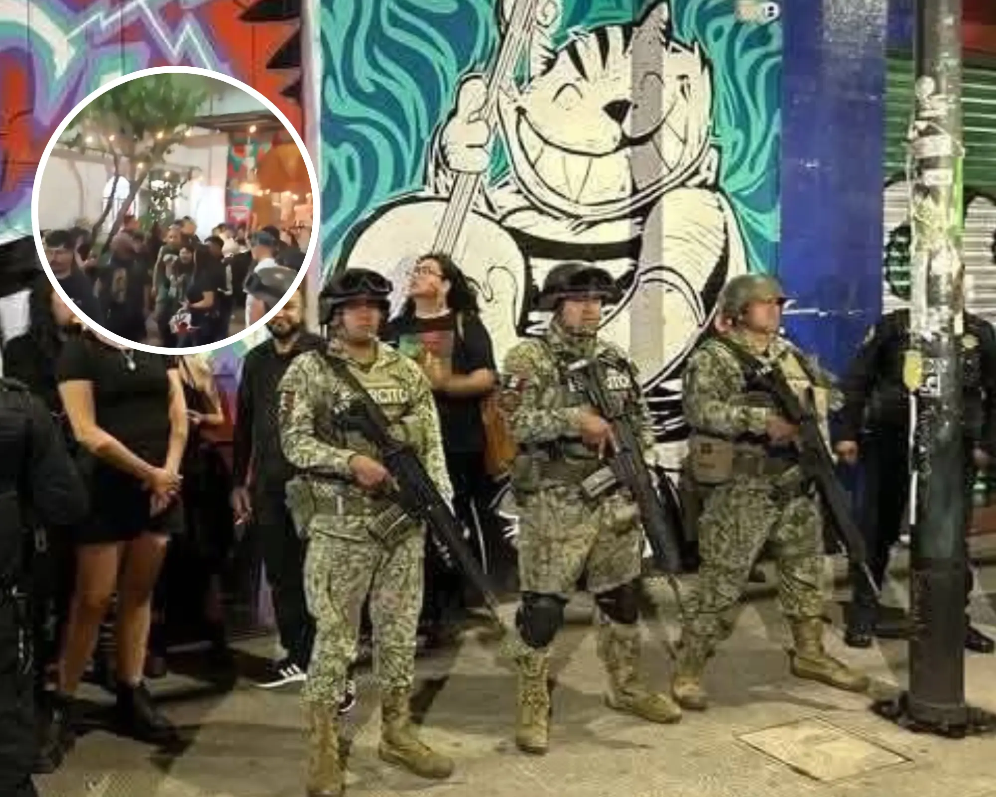 Los elementos del Ejército llegaron a desalojar el Foro Alicia. Especial.