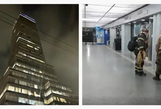 Diez personas quedan atrapadas en elevador de la Torre Latinoamericana en CDMX Diez personas quedan atrapadas en elevador de la Torre Latinoamericana en CDMX