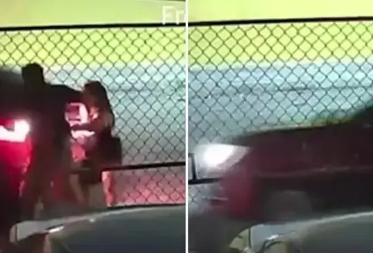 Momento en que Wendy Lizeth fue atropellada por su expareja en Monclova, Coahuila. Momento en que Wendy Lizeth fue atropellada por su expareja en Monclova, Coahuila.