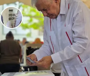 ¿Qué decía el acordeón de AMLO con el que votó en la elección judicial?