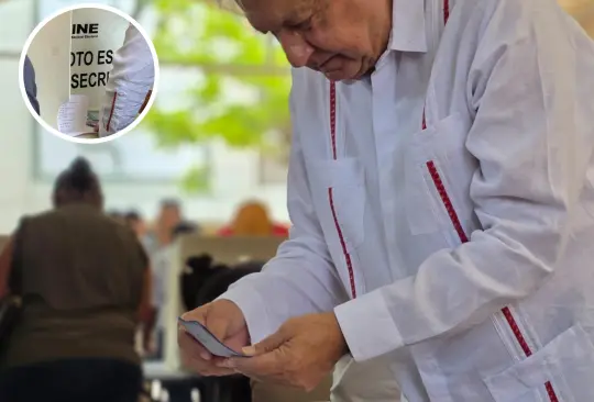 AMLO usó acordeón en la elección judicial. AMLO usó acordeón en la elección judicial.