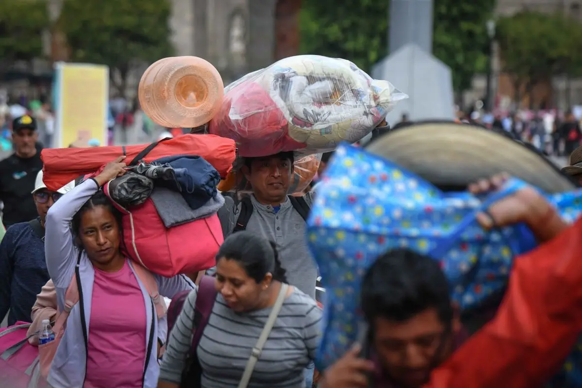 El resto del plantón comenzó a desinstalarse. Cuartoscuro.