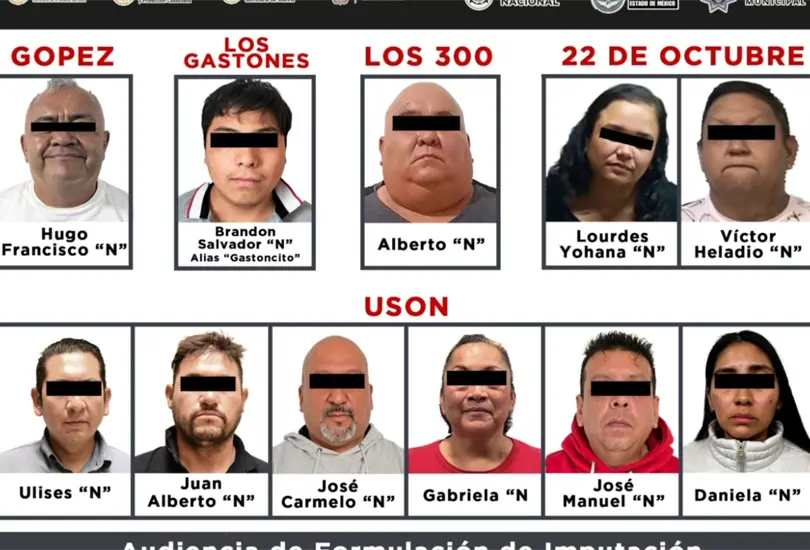 Red de despojo en Edomex: cinco "sindicatos", bajo investigaci&oacute;n