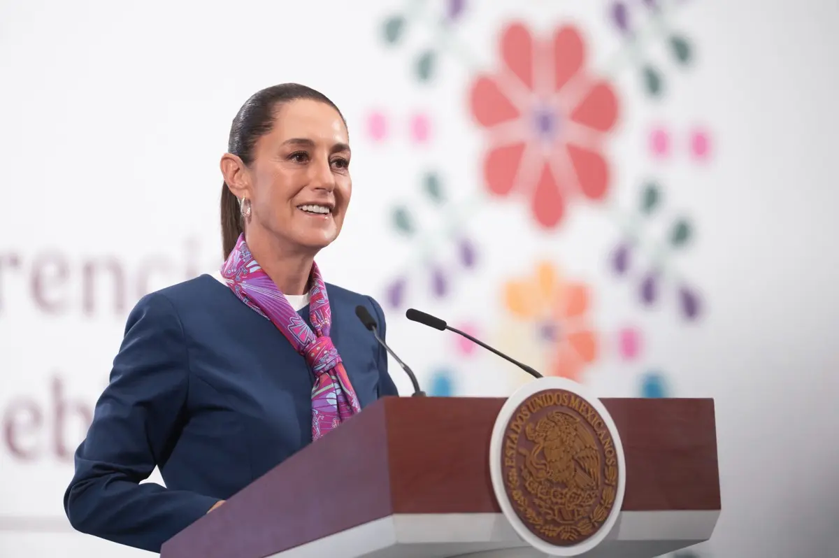 La presidenta Claudia Sheinbaum habló sobre la elección judicial. Presidencia.