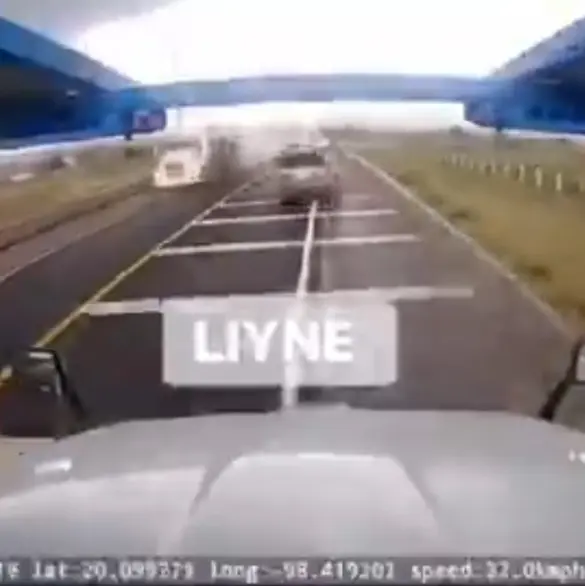 Difunden video del momento exacto del brutal choque que dejó tres muertos en la México-Tuxpan