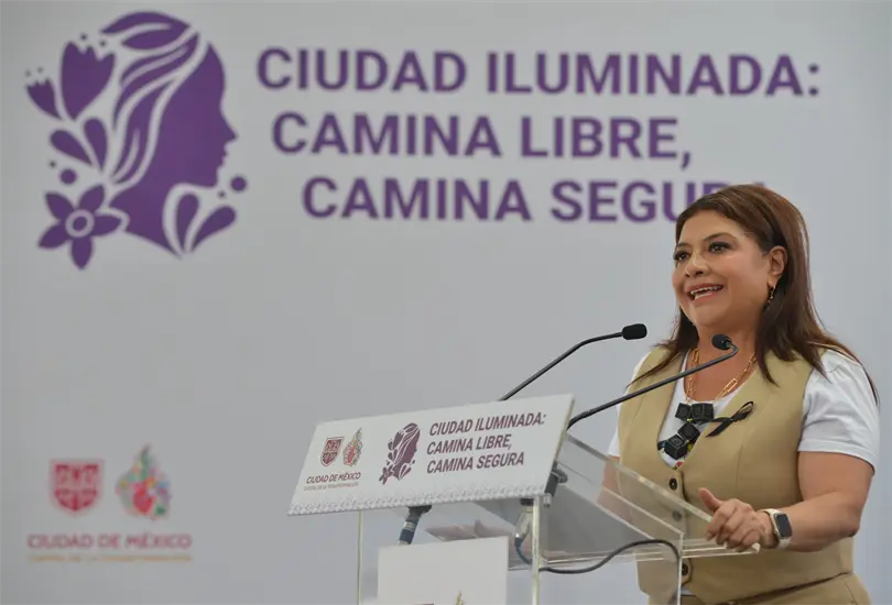 Clara Brugada presenta Ciudad Iluminada con inversi&oacute;n hist&oacute;rica