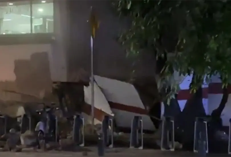 Se desploma edificio abandonado en Roma Norte tras intensas lluvias Se desploma edificio abandonado en Roma Norte tras intensas lluvias